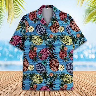 Leopard Pineapple Hawaiian Shirt