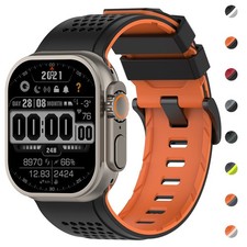 Sport Band For Apple Watch Ultra 3/2/1 SE 11 10 9 8 7 6 5 46/49mm Silicone Strap