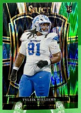2025 Panini Select - Premier Level Tyleik Williams #169 Black & Green Shock...