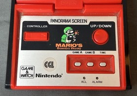 Nintendo Game Watch TB-94 Mario's Bombs Away Panorama screen Retro 1983 Japan