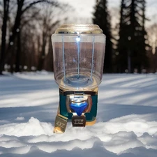 16" Gumball Machine Vending Coin Bank Vintage Candy Dispenser PC Green, New