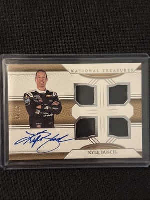 2024 National Treasures Quad Race Gear Graphs Kyle Busch Auto 47/49