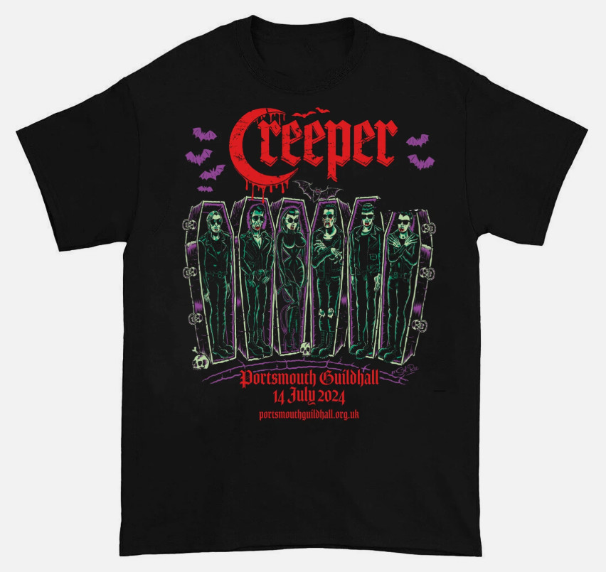 Collection CREEPER Band Tour Short Sleeve Gift For Fan S to 5XL T-shirt