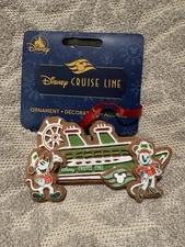 2025 Disney Cruise Line DCL Christmas Gingerbread Holiday Mickey Minnie Ornament