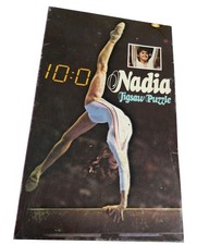 American Publishing Corp NADIA COMANECI Gymnastics Jigsaw Puzzle Vintage 1977