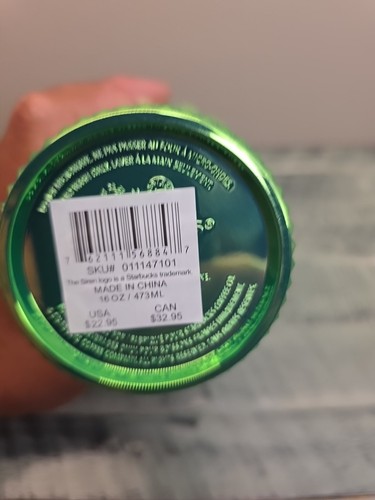 Starbucks Holiday 2023 Green Studded Tumbler 16oz Coffee Winter Bling Grande NEW - Picture 5 of 7