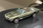 New ListingHot Wheels Redline Custom Firebird Olive 1968 Hong Kong