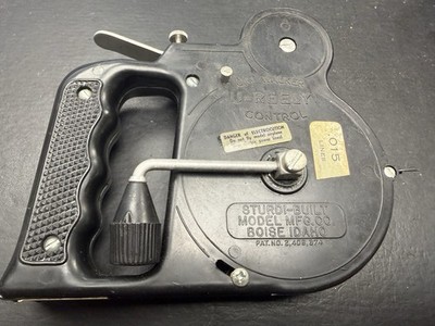 New JIM WALKER U-REELY CONTROL LINE MODEL AIRPLANE HANDLE AND SPOOL UC .015 Line