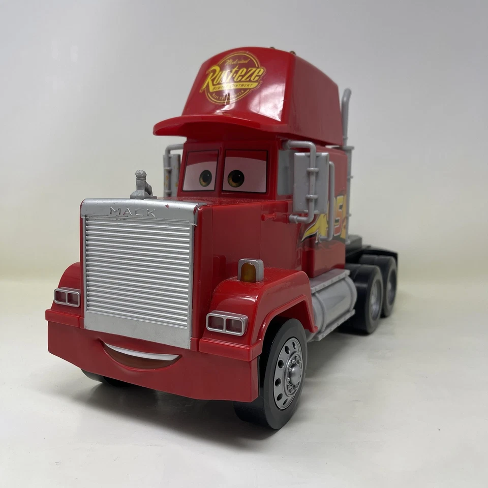 Disney Pixar Cars Mack Truck 95 Talking Semi Toy Mattel Lights Sounds Large Figu - Image 2 of 4