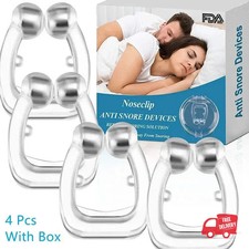 Magnetic Anti Snore Device Stop Snoring Nose Clip Easy Breathe Improve Sleeping