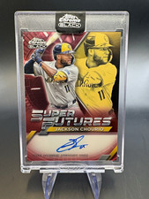 Topps 2025 Chrome Black Jackson Chourio Super Futures Auto  # 5/5