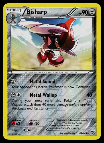 Bisharp 82/146 XY Base Set Reverse Holo Rare