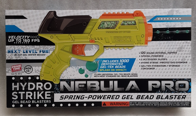 #ad Hydro Strike Nebula Pro Spring Powered Gel Bead Blaster Age 14 NEW Sealed box $22.97
