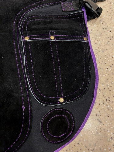 ¡NUEVO! Delantal para mujer Farrier chaps 23′′, 500 GSM cuero/lona, ajustable Cintura 28-52′′ - Imagen 13 de 17
