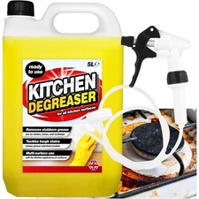 5L Heavy Duty Kitchen Degreaser Strong Grease Removal With Long Hose Trigger