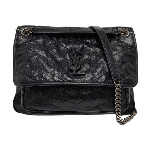 Yves Saint Laurent NIKI Shoulder bags Leather Black Free Shipping | Duties Paid