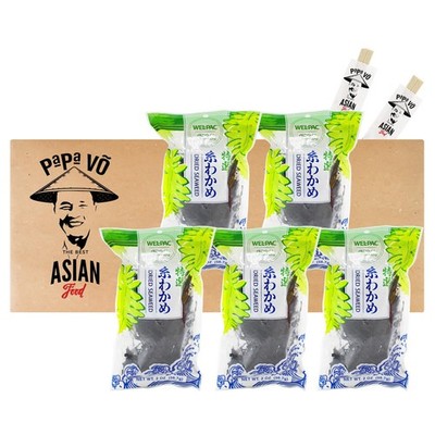 Wel Pac Premium ITO Wakame 5x56,7g Dried Seaweed Algen Meeresalgen Wakame Algen