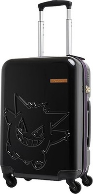 Pokemon Genger Suitcase Travel Luggage Carry on Bag TSA Lock 22'' Black 37L New