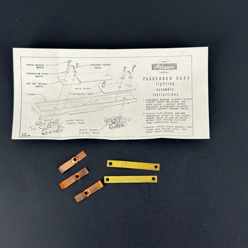 Kit de montaje de iluminación de coche de pasajeros Athearn Trains HO 90201 PARA REPUESTOS | Zustand: Used