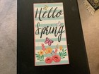 Hello Spring Wooden Plaque — photo 2