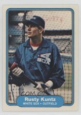 1982 Fleer Rusty Kuntz #348 h6c