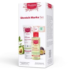 Mustela Stretch Marks Cream  Belly Oil Set - Natural Pregnancy Care