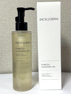 Korean Skincare Incellderm Purecell Cleansing Oil 145ml BRIGHTENS & MOISTURIZES