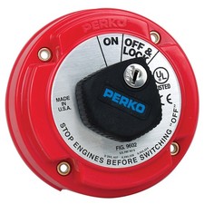 Perko Medium Duty Main Battery Disconnect Switch w/Key Lock 9602DP UPC 085226...