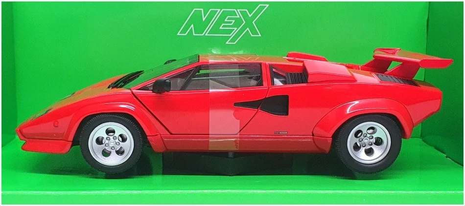 Welly NEX escala 1/24 24112W - Lamborghini Countach LP 5000 S - rojo Foto 3 de 4