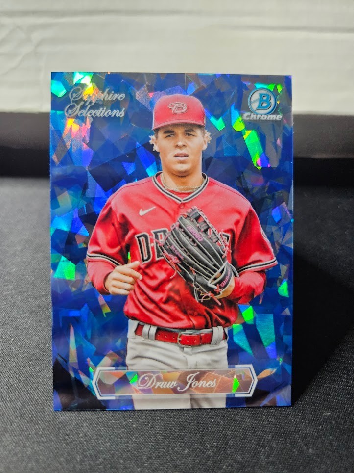 Druw Jones Bowman 2023 Bowman Chrome Sapphire Edition #BSS-1 Sapphire Selections