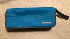 Case Logic Vintage 15 Cassette Tape Holder Carrier Storage Blue Soft Shell Case