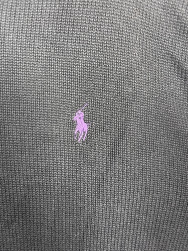 Polo Ralph Lauren maglione maglia girocollo grigio classico Xl - Foto 3 di 12