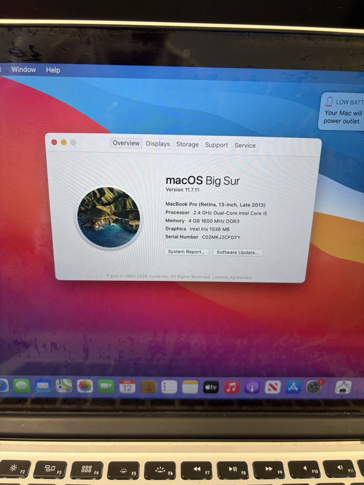 Apple MacBook Pro 13" 2013 · i5 · 4GB · 128GB, photo 1 of 5