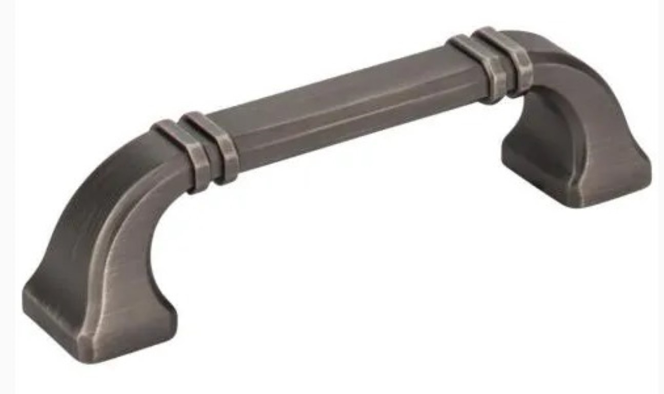 Hardware Resources Cabinet Pulls Ella Design Brushed Pewter 96mm Center 12 Pack