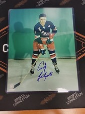 Andy Bathgate Signed Auto 8x10 Photo New York Rangers NHL Hockey Photofile DFB1