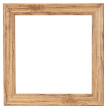 Frame for Canvas Painting, 10x10" Resin Floater Frames, Yellow Wooden Grain
