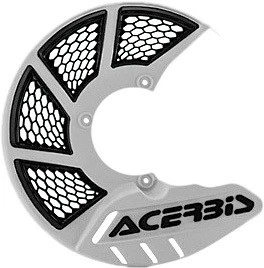Acerbis X-Brake Mini Disc Cover - White/Black Motorcycle Dirt Bike 2630551035 — 第 2/4 张图片