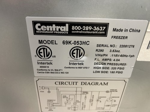 True TUC-60-32-HC 60" Deep Side Mounted Undercounter Refrigerator - Picture 8 of 8