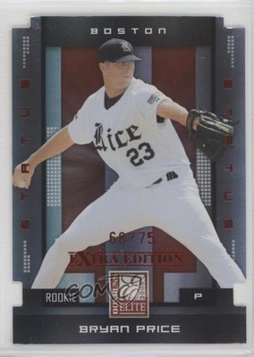 2008 Donruss Elite Extra Edition Rookie Status Red Die-Cut 68/75 Bryan Price 0f6