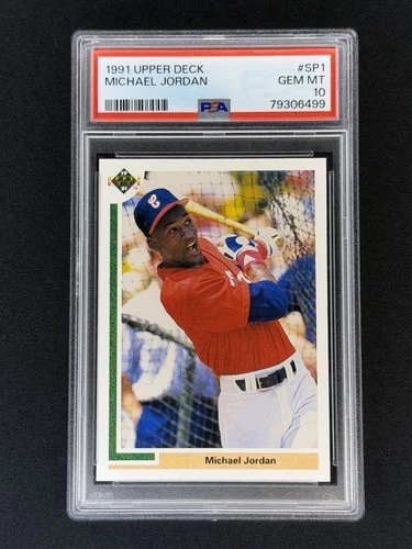GEM MINT 1991 Upper Deck  #SP1 Michael Jordan White Sox PSA 10
