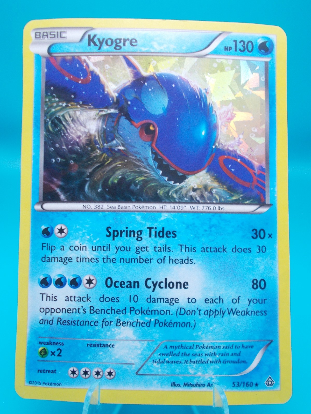 Kyogre - (Cracked Ice Holo) 053/160 Deck Exclusives Pokémon TCG Holo LP
