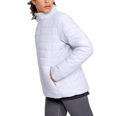 Under Armour Women's Jacket Quilted Sports Jacket Insulated Outdoor Jacket, Gray, S