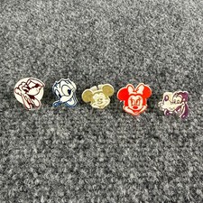 Vintage 1970's Disney Character Plastic Rings Mickey Minnie Goofy Donald Fab 5
