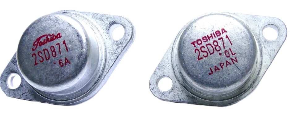 Toshiba 2SD871 Transistor 2 Stück | Audio Endstufe NOS OVP Vintage I619 - Bild 2 von 4