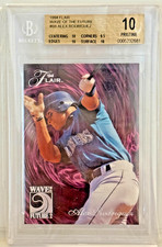 1994 Flair Wave of the Future 2 Alex Rodriguez #8 Rookie RC BGS 10 PRISTINE