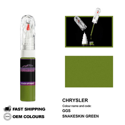 FÜR CHRYSLER SNAKESKIN GREEN GGS Lackstift Pinsel Fix Kit Kratzer Chip
