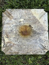 NEW Large 8.5sq Handmade Solid Marble Ashtray Leaf Cigar Smoke Ashtray Unique