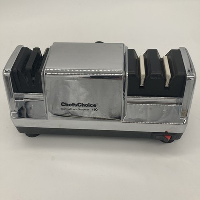 Chef's Choice Diamond Hone Knife Sharpener Model 110 Chrome Made in the USA
