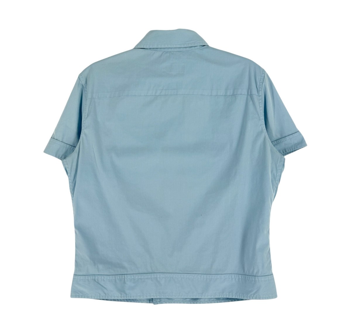 Prada Women Casual 23% Nylon 5% Rubber Blue Shirt Size 40-M | eBay