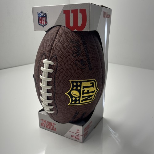Wilson NFL The Duke Replica Football BRAND NEW IN BOX -pumped Up College Footbal
